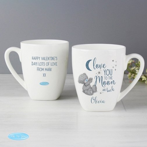 Personalised Love You to the Moon and Back Latte Mug Delivery to UK
