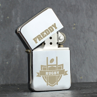 Personalised Rugby Lighter