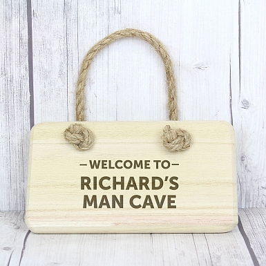 Personalised Welcome To... Wooden Sign