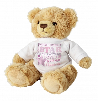 Personalised Twinkle Girls Teddy
