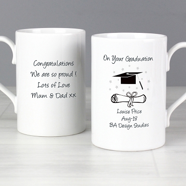 Personalised Graduation Slim Mug