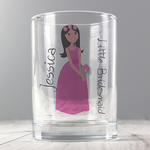 Personalised Fabulous Little Bridesmaid Juice Glass