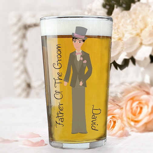 Personalised Fabulous Male Pint Glass