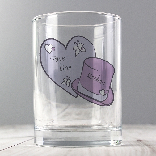 Personalised Butterfly Hats Juice Glass