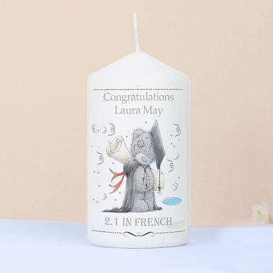Personalised Me to You Graduation Candle
