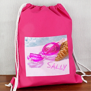 Personalised Swimming Goggles Pink Swim & Kit Bag