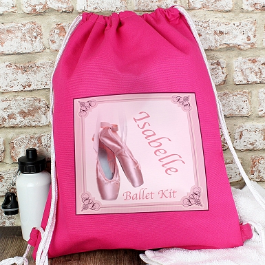 Personalised Ballet Shoes Swim & Kit bag
