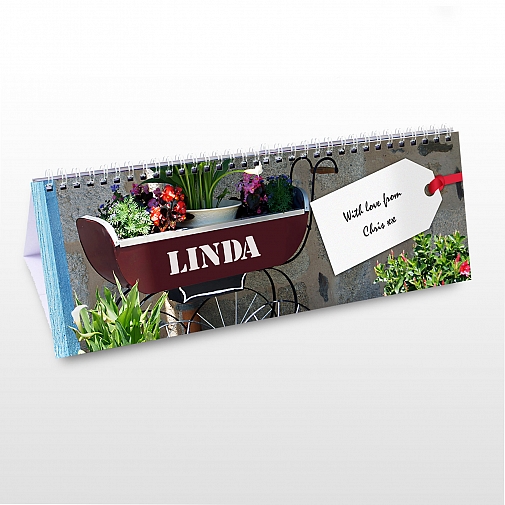 Personalised Gardener Desk Calendar