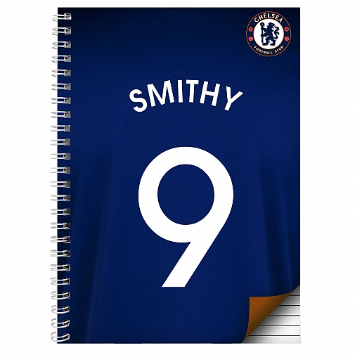 Personalised Chelsea A4 Notebook