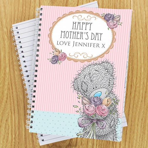 Personalised Me To You Flowers A5 Notebook