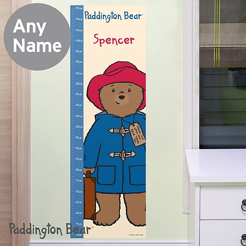 Personalised Paddington Bear Height Chart