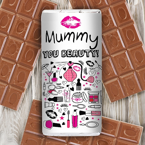 Personalised Pamper Milk Chocolates Bar