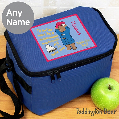 Personalised Paddington Bear Lunch Bag