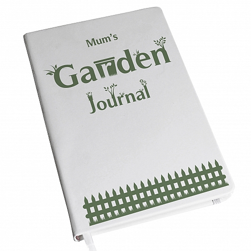 Personalised Garden Journal Hardback A5 Notebook