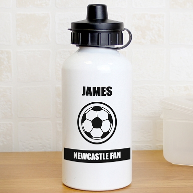 Personalised Football Fan Drinks Bottle