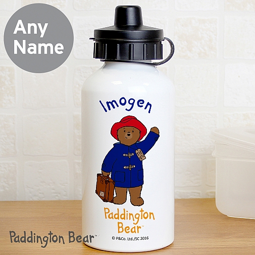 Personalised Paddington Bear Drinks Bottle