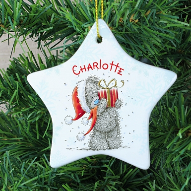 Personalised Me To You Star Christmas Decoration