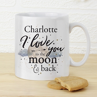 Personalised To the Moon & Infinity... Mug