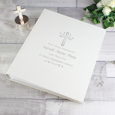 Personalised Silver Cross Traditional Album