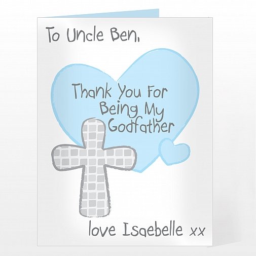 Personalised Godfather Card