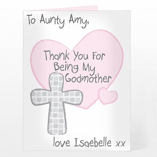 Personalised Godmother Card