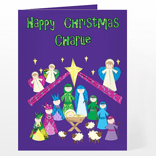 Personalised Nativity Card