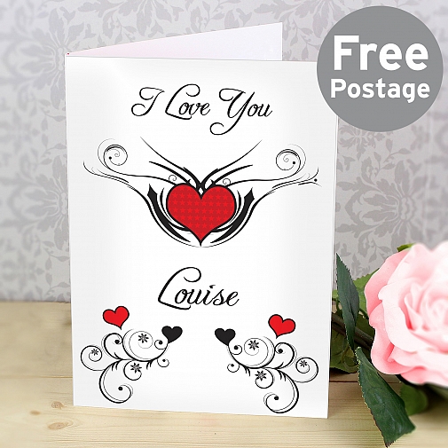 Tattoo Hearts Card delivery to UK [United Kingdom]