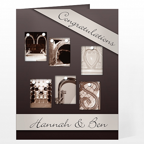 Personalised Affection Art Mr & Mrs Card