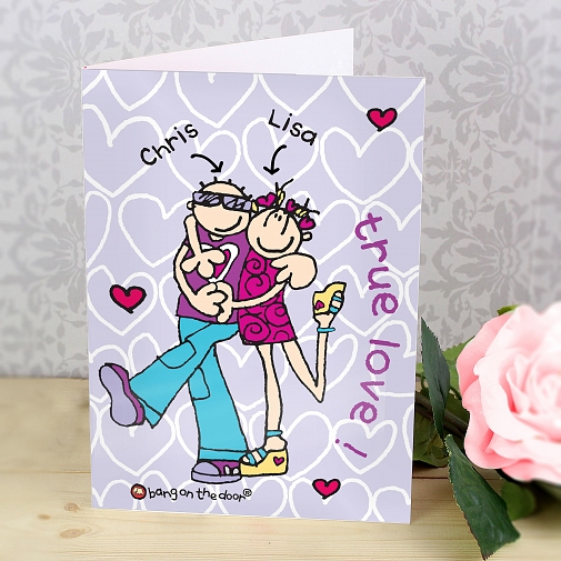 Bang on the Door True Love Card delivery to UK [United Kingdom]