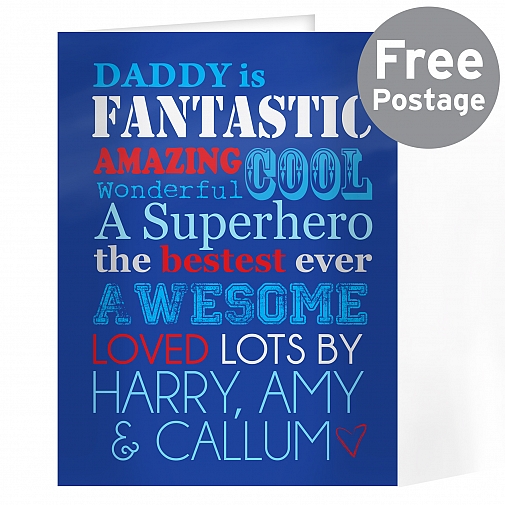 Personalised He Is...Card