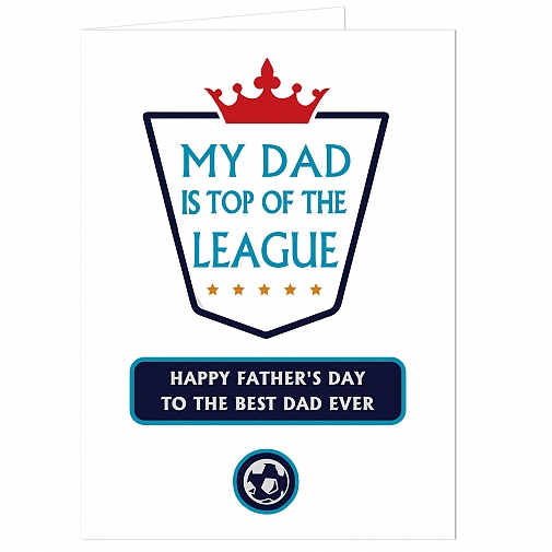 Personalised Top of the League Card