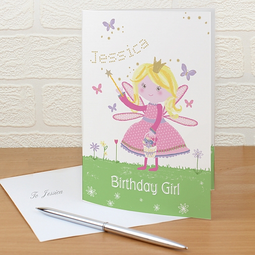 Personalised Garden Fairy Card