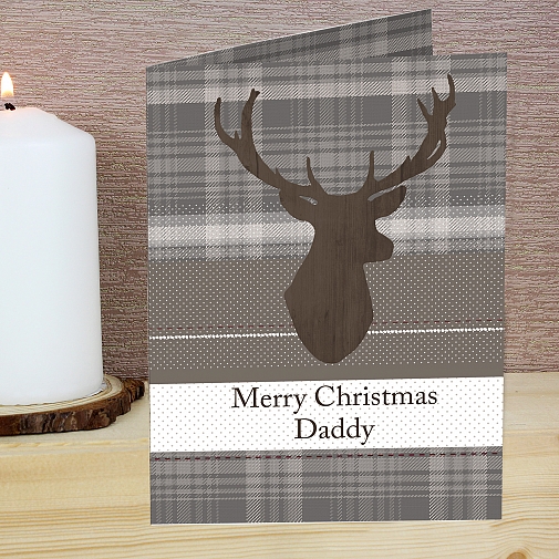 Personalised Highland Stag Card