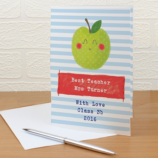 Personalised Happy Apple Card