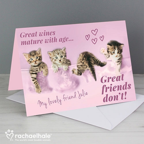 Personalised Rachael Hale Great Friends Card