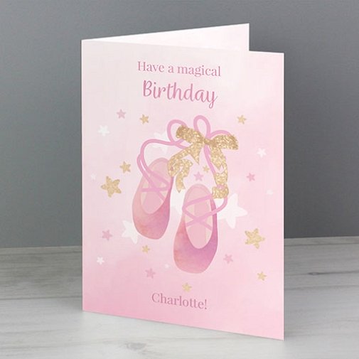 Personalised Swan Lake Ballet Card