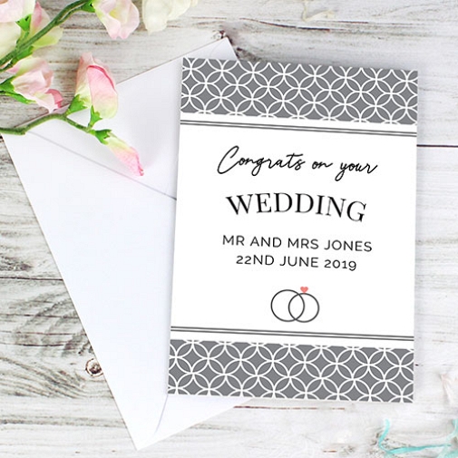 Personalised Couple Congratulations Card