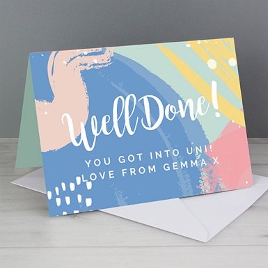 Personalised Well Done Card
