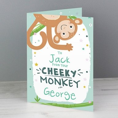 Personalised From Your Cheeky Monkey Card