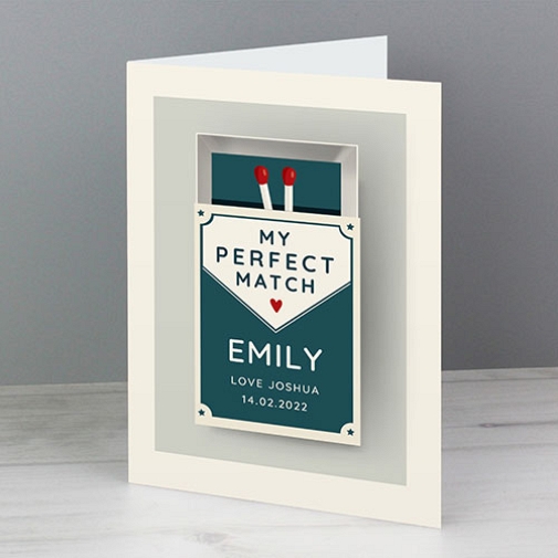 Personalised The Perfect Match Card