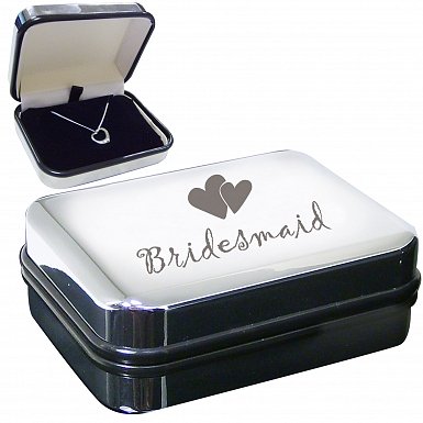 Bridesmaid Heart Necklace Box