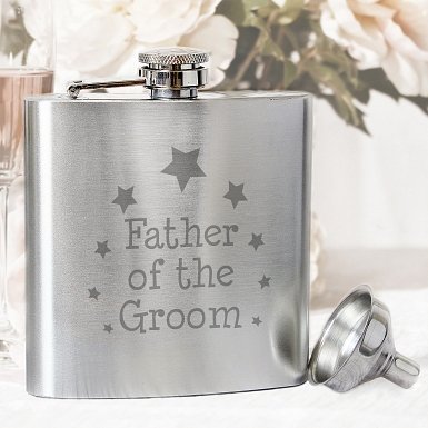 Father of the Groom Hip Flask