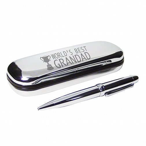 Personalised World's Best Grandad Pen & Box