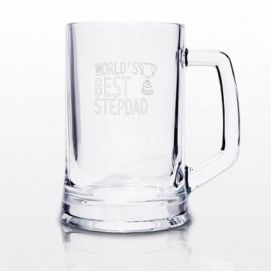 Personalised World's Best Step Dad Stern Tankard