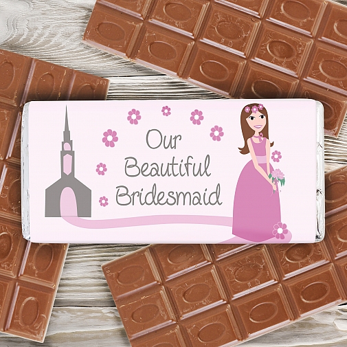 Fabulous Bridesmaid Milk Chocolates Bar