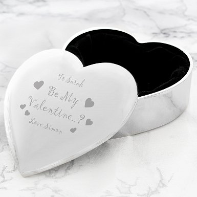 Be My Valentine Heart Trinket delivery to UK [United Kingdom]