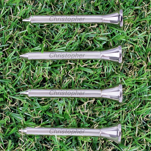 Personalised Pack of 4 Golf Tees