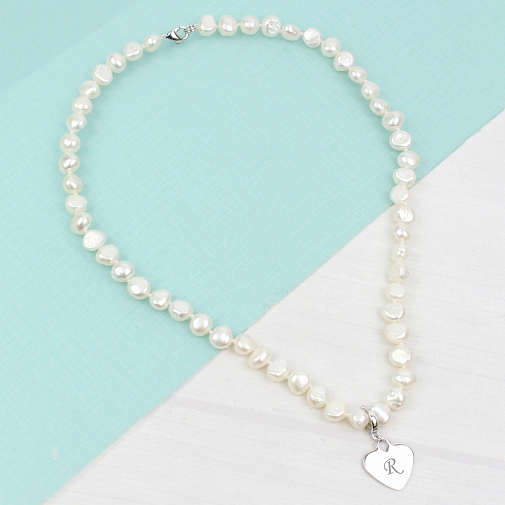 Freshwater Pearl Necklace White delivery to UK [United Kingdom]