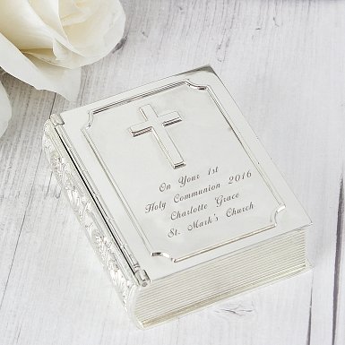 Personalised Bible Trinket Box