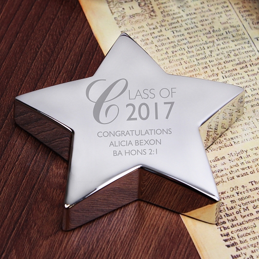 Personalised Class of... Star Paperweight